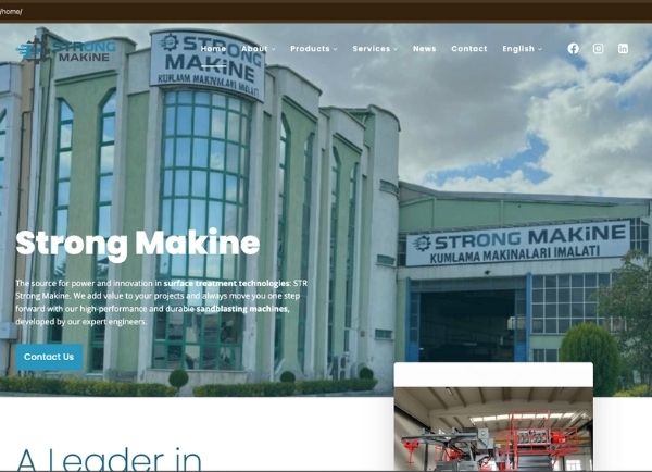 strong-makine-homapage
