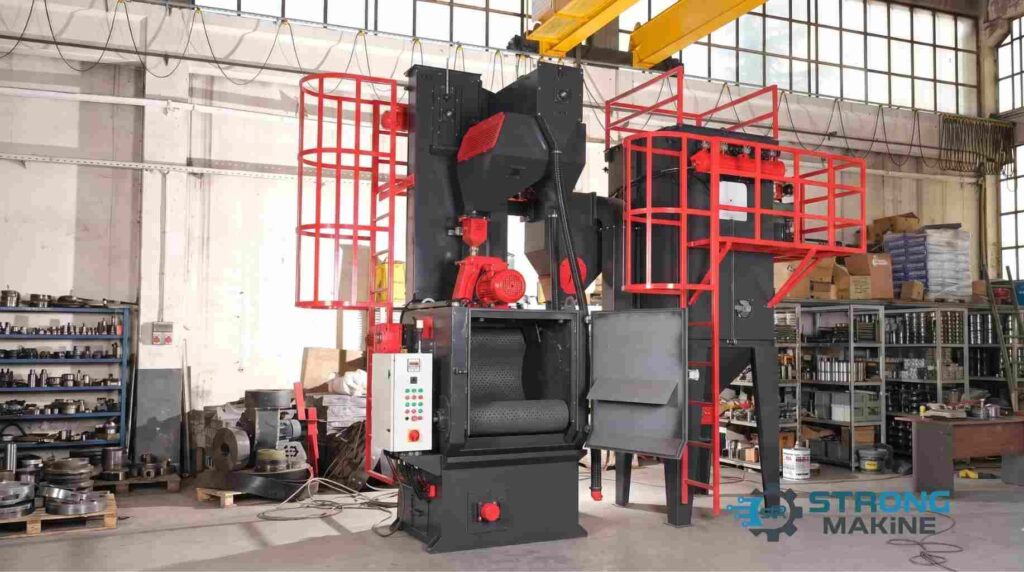 Rubber-Belt-Tumble-Shot-blasting