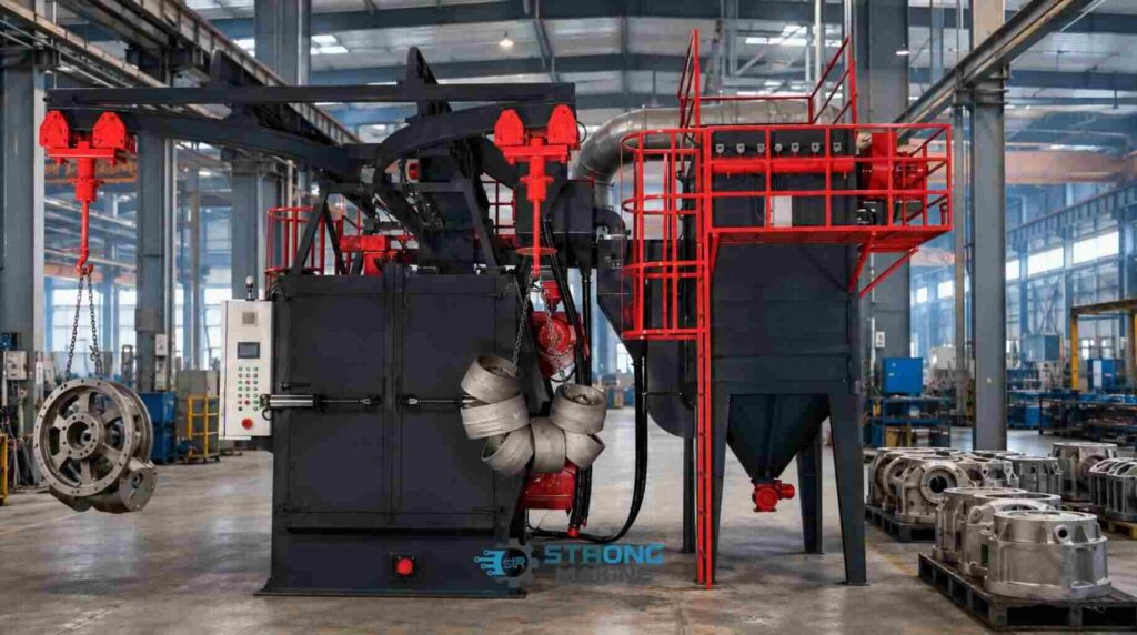 what-benefits-do-suspended-hanger-shot-blasting-machine-lines-bring-to-factories