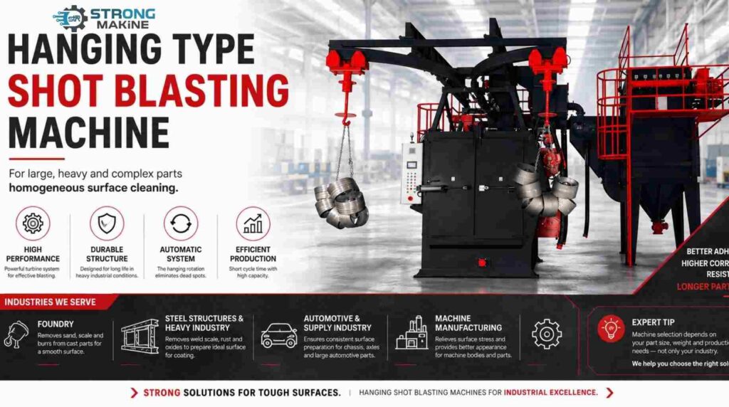 hanging-shot-blasting-machine-using