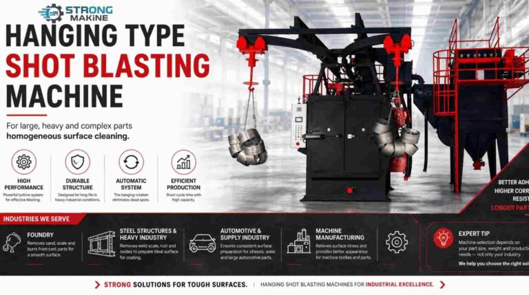 hanging-shot-blasting-machine-using